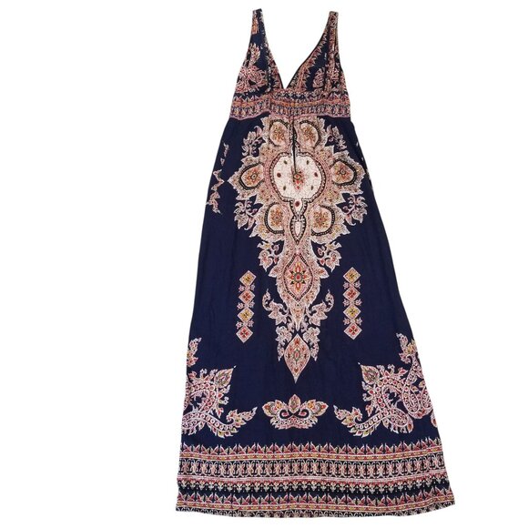 Akualani Halter Sundress in Soft Rayon - Extra Long Med. Small - Picture 15 of 16